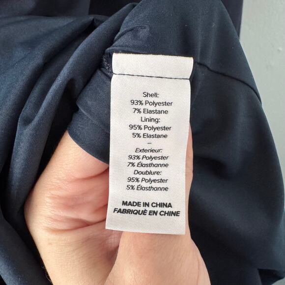 Cinq a Sept Kristina V-Neck Twisted-Front Midi Dress in Navy - Picture 10 of 10